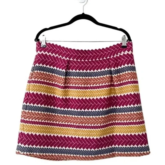 Women’s Anthropologie Striped Morgan Carper Nomad Mini Skirt - Picture 7 of 10